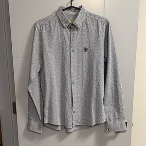 Versace Jeans Collection Monochrome Checkered Shirt